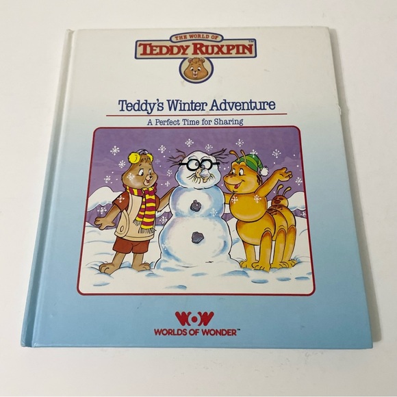 1985 Teddy Ruxpin Teddy’s Winter Adventure Book - Picture 1 of 16